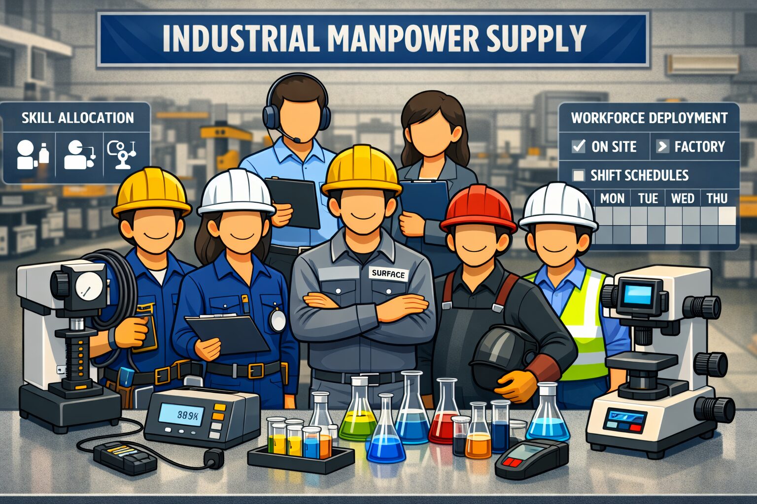 Industrial manpower supply
